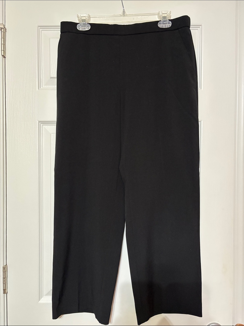croft & barrow Black Wide-Leg Pull-On Pants